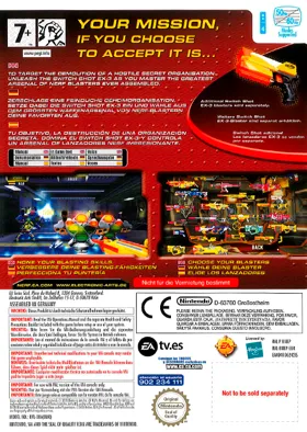 NERF N-Strike box cover back